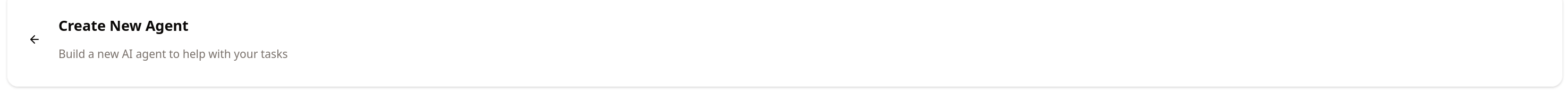 Agent Selection Interface